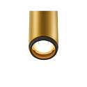SLV LED Niedervolt-Pendelleuchte GRIP! S DALI, 48V, 3000K 29�, DALI dimmbar, gold / schwarz
