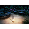 SLV LED Outdoor Stehleuchte GRID SUN, 8W, 2700K, 500lm, IP44/IP65, schwarz