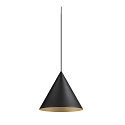 SLV Pendelleuchte MAGICO 38, E27 max. 10W, matt schwarz / gold