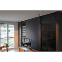 SLV Deckeneinbauleuchte NEW TRIA� 155, quadratisch, 2-flammig, 2x GU10 max. 10W, drehbar, schwarz