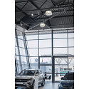 SLV LED Hallenstrahler HIGHBAY C 400 DALI, IP65 IK08, 220-240V AC, 200W 4000K 35000lm 90�, CRI 80, UGR <22, DALI dimmbar