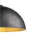 SLV Pendelleuchte FORCHINI 50, E27 max. 40W, matt schwarz / matt gold