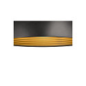 SLV 1-Phasen Pendelleuchte FORCHINI M 40 TRACK, E27 max. 40W, matt schwarz / matt gold, Adapter silbergrau