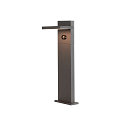 SLV solar bollard lamp ABRIDOR POLE 60 HYBRID rotatable, with sensor, CCT Switch IP65, anthracite, mat 