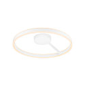 wall and ceiling luminaire ONE PHASE �60CM up / down, CCT Switch, ring shape IP20, white matt dimmable
