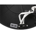 SLV LED Wand- und Deckenleuchte ONE PHASE, Up/Down, � 60cm, 23W 2700/3000K (CCT Switch) 2x130�, CRi >90, dimmbar, schwarz
