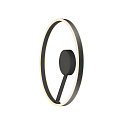 SLV LED Wand- und Deckenleuchte ONE PHASE, Up/Down, � 60cm, 23W 2700/3000K (CCT Switch) 2x130�, CRi >90, dimmbar, schwarz