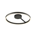 LED Wand- und Deckenleuchte ONE DALI, Up/Down, � 60cm, 23W 2700/3000K (CCT Switch) 130�, DALI dimmbar, schwarz
