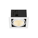SLV LED Deckeneinbauleuchte KADUX SINGLE, 1-fkammig, DALI 2 dimmbar, kardanisch schwenkbar, 27W 3000K 3050lm 30�