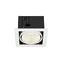 SLV LED Deckeneinbauleuchte KADUX SINGLE, 1-fkammig, DALI 2 dimmbar, kardanisch schwenkbar, 27W 4000K 3350lm 30�