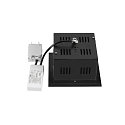 SLV LED Deckeneinbauleuchte KADUX SINGLE, 1-fkammig, DALI 2 dimmbar, kardanisch schwenkbar, 27W 4000K 3350lm 30�, schwarz