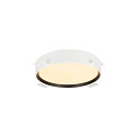 SLV LED Wand- und Deckenleuchte DECONA PHASE, rund, 18W 2700/3000K (CCT Switch), dimmbar, schwarz