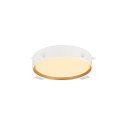 SLV LED Wand- und Deckenleuchte DECONA PHASE, rund, 18W 2700/3000K (CCT Switch), dimmbar, schwarz / gold