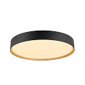 LED Wand- und Deckenleuchte DECONA PHASE, rund, 23W 2700/3000K (CCT Switch), dimmbar, schwarz / gold