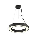SLV LED Pendelleuchte MEDO� RING 60 DALI, 26W 3000/4000K (CCT Switch) 3750lm 110�, CRi >90, DALI dimmbar, schwarz