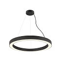 SLV LED Pendelleuchte MEDO� RING 90 PHASE, 43W 3000/4000K (CCT Switch) 5000/5300lm 110�, CRi >90, dimmbar, schwarz
