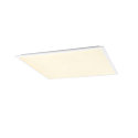 SLV LED Einlege-Deckenleuchte PANEL C 600 ON-OFF, IP54 IK02, 59.5cm, 34W 3000/4000K (CCT Switch), UGR <19, schaltbar, CRI 80