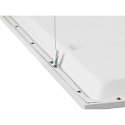 SLV LED Einlege-Deckenleuchte PANEL C 600 DALI, IP54 IK02, 59.5cm, 34W 3000/4000K (CCT Switch), UGR <19, dimmbar, CRI 80