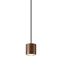 LED Pendelleuchte OCULUS DTW PHASE PVD, Wechsel-Optik, 11W 2000-3000K 100�, Dim-to-Warm, dunkel kupfer