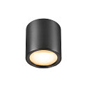 SLV LED Deckenleuchte OCULUS PHASE, Wechsel-Optik, 11W 2000-3000K 100�, CRi >90, Dim-to-Warm, mit Wechsel-Optik, dunkel bronze