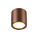 SLV LED Deckenleuchte OCULUS PHASE, Wechsel-Optik, 11W 2000-3000K 100�, CRi >90, Dim-to-Warm, mit Wechsel-Optik, dunkel kupfer