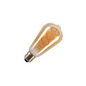 LED Leuchtmittel EDISON ST64, E27, 4W 1800K 250lm 325�, CRi >80, schaltbar, Goldglas klar