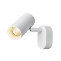 wall and ceiling luminaire NOBLO� SINGLE PHASE DTW 1 flame, round, Dim-To-Warm IP20, white dimmable