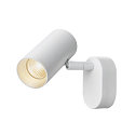 SLV wall and ceiling luminaire NOBLO� SINGLE PHASE DTW 1 flame, round, Dim-To-Warm IP20, white dimmable