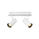 wall and ceiling luminaire NOBLO� DOUBLE PHASE DTW 2 flames, round, Dim-To-Warm IP20