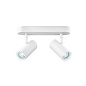 wall and ceiling luminaire NOBLO� DOUBLE PHASE DTW 2 flames, round, Dim-To-Warm IP20