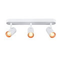 wall and ceiling luminaire NOBLO� TRIPLE PHASE DTW 3 flames, round, Dim-To-Warm IP20