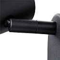 SLV LED Wand- und Deckenleuchte NOBLO� SINGLE PHASE DTW, IP20, 8W 2000-3000K 450lm 36�, CRi >90, Dim-to-Warm, schwarz