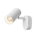 SLV wall and ceiling luminaire NOBLO� SINGLE PHASE 1 flame, round IP20, white dimmable