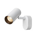 SLV wall and ceiling luminaire NOBLO� SINGLE PHASE 1 flame, round IP20, white dimmable