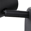 SLV wall and ceiling luminaire NOBLO� SINGLE PHASE 1 flame, round IP20, black dimmable