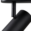 SLV LED Wand- und Deckenstrahler NOBLO� DOUBLE PHASE, IP20, 2-flammig, kardanisch, CRi>90, dimmbar, 12W 2700K 1450lm 32�, schwarz