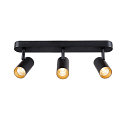 SLV LED Wand- und Deckenstrahler NOBLO� TRIPLE PHASE, IP20, 3-flammig, kardanisch, CRi>90, dimmbar, 19W 2700K 2350lm 32�, schwarz