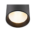 SLV 3-phase luminaire TRACKSPOT C 17 50� adjustable, switchable IP20, black, lacquered 