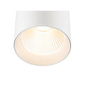 SLV 3-phase luminaire TRACKSPOT C 29 50� adjustable, switchable IP20, white, lacquered 