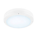 SLV LED Aufbauleuchte OUTDOOR BULKHEAD V 360, IP65 IK10, � 36cm, mit Sensor, 20W 3000/4000/6500K 110�, CRI 80, schaltbar, wei�