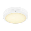 SLV LED Aufbauleuchte OUTDOOR BULKHEAD V 360, IP65 IK10, � 36cm, mit Sensor, 20W 3000/4000/6500K 110�, CRI 80, schaltbar, wei�