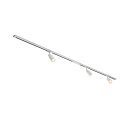 SLV 1-phase spot PURI 2.0 set of 3 GU10 IP20, white, lacquered dimmable