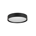 SLV LED Deckenleuchte DECONA 30 CL, PHASE, rund, 17W, 3000/4000K, 1650/1710lm, UGR<25, IK06, IP44, dimmbar, schwarz