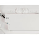 SLV LED Deckenleuchte DECONA 30 CL, PHASE, rund, 17W, 3000/4000K, 1710/1800lm, UGR<25, IK06, IP44, dimmbar, wei�/gold