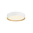 SLV LED Deckenleuchte DECONA 30 CL, PHASE, rund, 17W, 3000/4000K, 1710/1800lm, UGR<25, IK06, IP44, dimmbar, wei�/gold