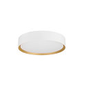 SLV LED Deckenleuchte DECONA 30 CL, PHASE, rund, 17W, 3000/4000K, 1710/1800lm, UGR<25, IK06, IP44, dimmbar, wei�/gold
