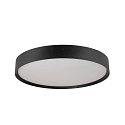 SLV LED Deckenleuchte DECONA 42 CL, PHASE, rund, 23W, 3000/4000K, 2540/2680lm, UGR<25, IK06, IP44, dimmbar, schwarz
