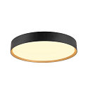 LED Deckenleuchte DECONA 42 CL, PHASE, rund, 23W, 3000/4000K, 2550/2680lm, UGR<25, IK06, IP44, dimmbar, schwarz/gold