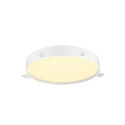 SLV LED Deckenleuchte DECONA 42 CL, mit Sensor, rund, 23W, 3000/4000K, 2680/2850lm, UGR<25, IK06, IP44, wei�