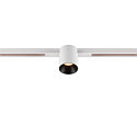 SLV LED Spot FIXT-IT!, 48V, DALI, rund, f�r Einbauschiene, 36�, 8W, 2000-3000K, 480lm, UGR<19, IP20, dimmbar, wei�/schwarz